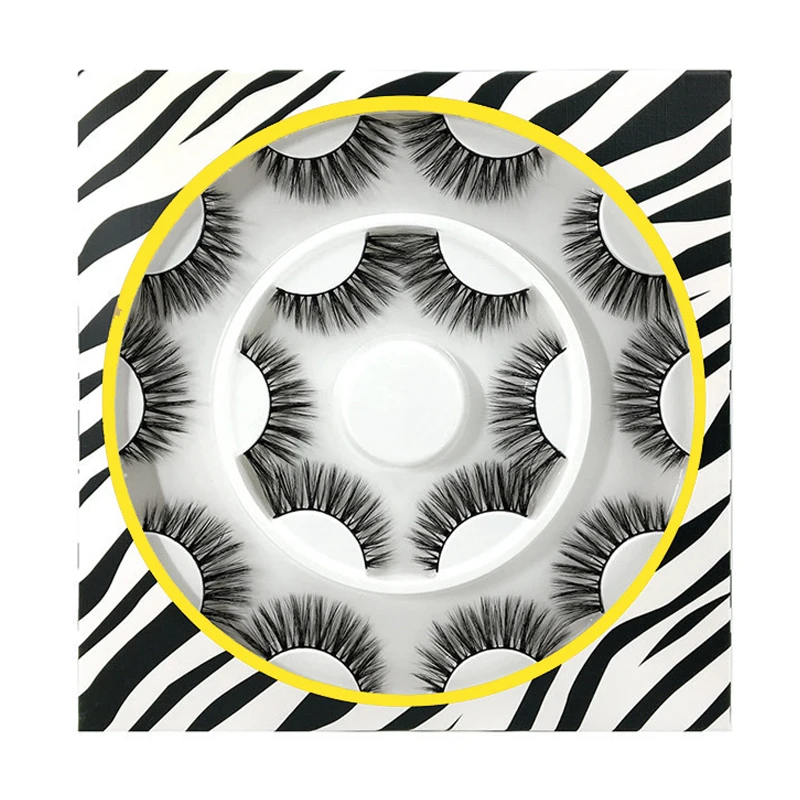 8 парт/компл. Многослойные густые ресницы 3D накладные ручной работы удобные