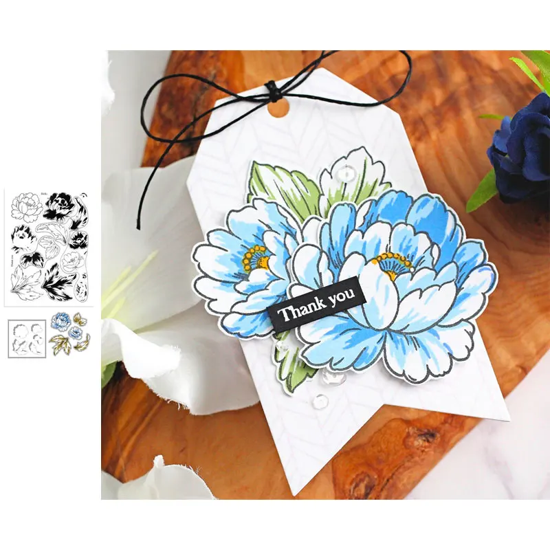 

Pattern Rose Flow Decoration Metal Cutting Die And Stamp DIY Emboss Stencil Scrapbooking Dies for Card Making