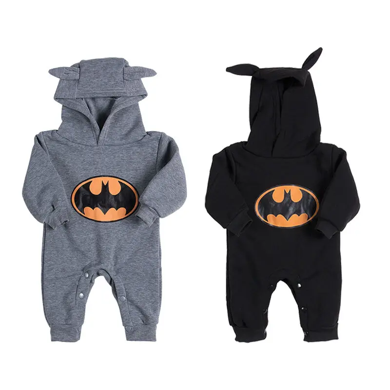 3-24M Baby Boys Girls Hoodie Boy Romper Infant Jumpsuit Toddler Long Sleeve Rompers One-piece Sleepwear Kids Clothes Kid Outfits