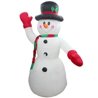 led snowman 2 4m 1 8m inflatable snowman with led light child christmas toy winter christmas ornament party decoration snowman