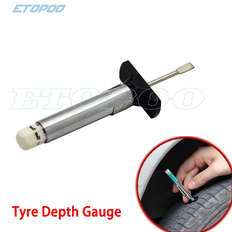 Ручка для измерения глубины покрышки автомобиля универсальный инструмент