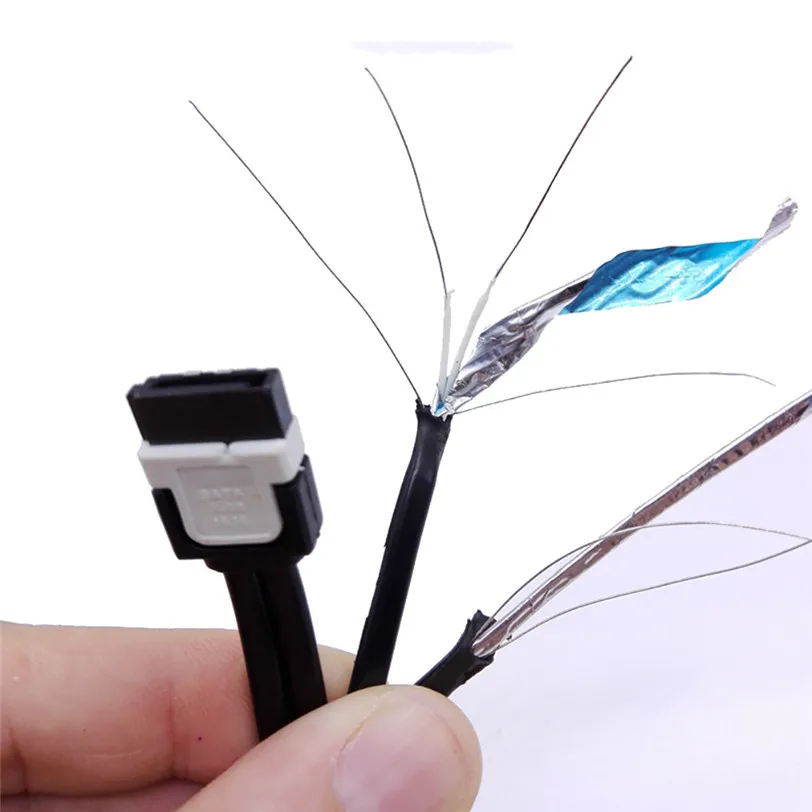 CARPRIE 2 шт. SATA 3 0 III SATA3 6 SSD жесткий диск прямой/правый угол кабель 45 см | Компьютеры и