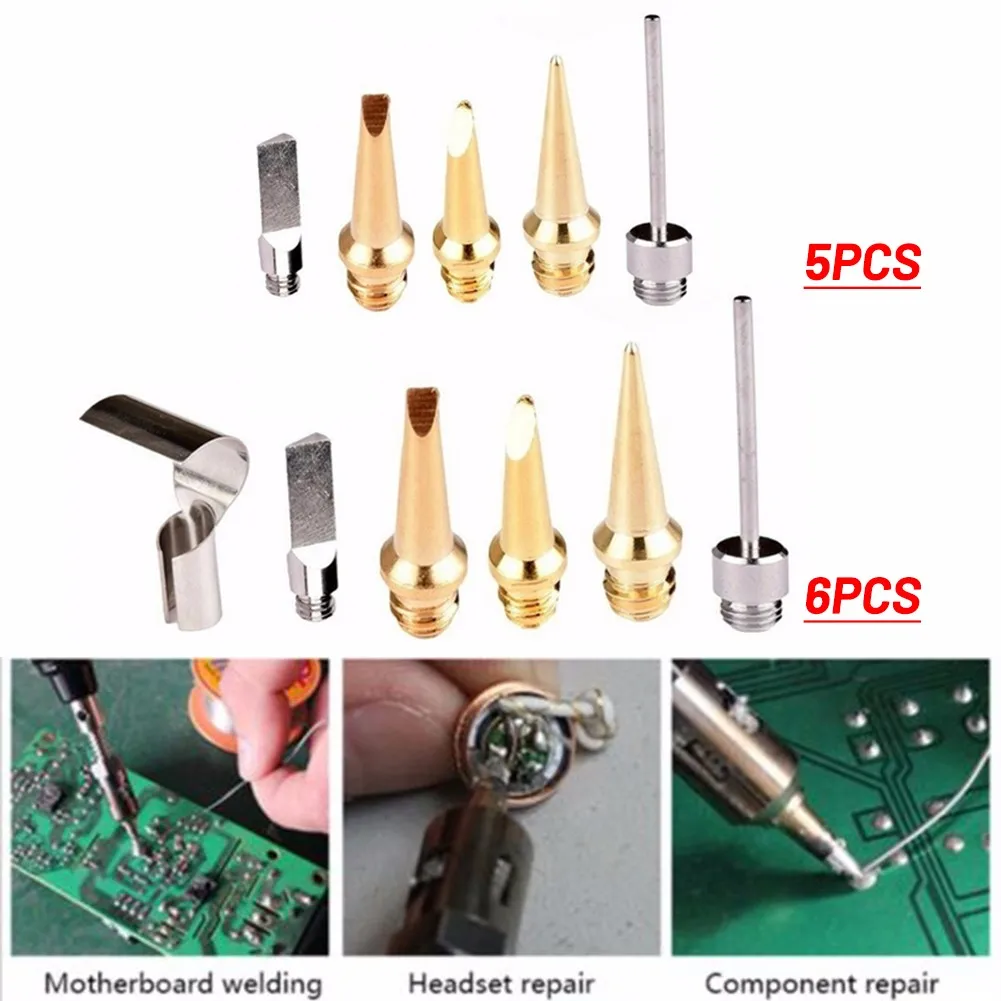 

Soldering Iron Tips Set For Electric Blow Torch Pen Tool Fit For HT-1934-3 /MT-100 Gas Soldering Iron