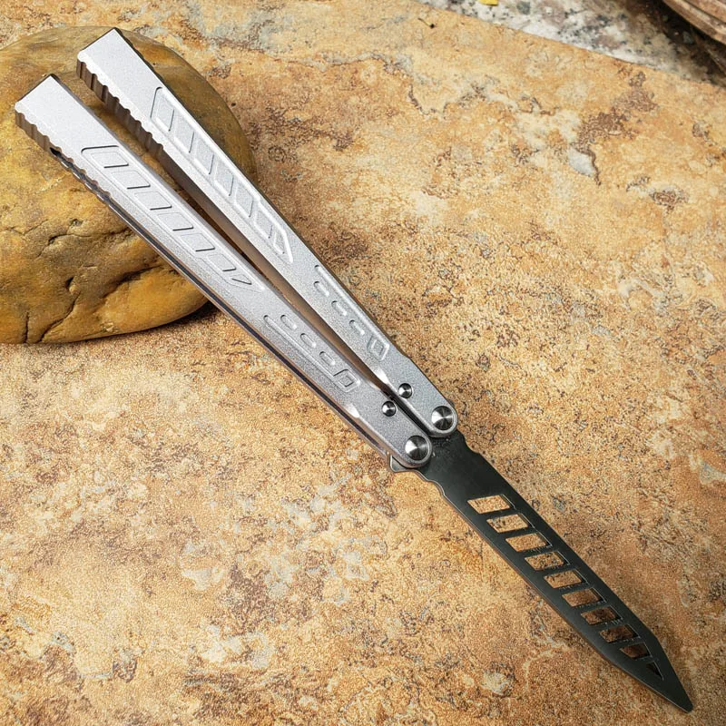 Хит продаж! Тренировочный нож-бабочка TheOne Falcon D2 Blade 6061 лезвие из авиационного