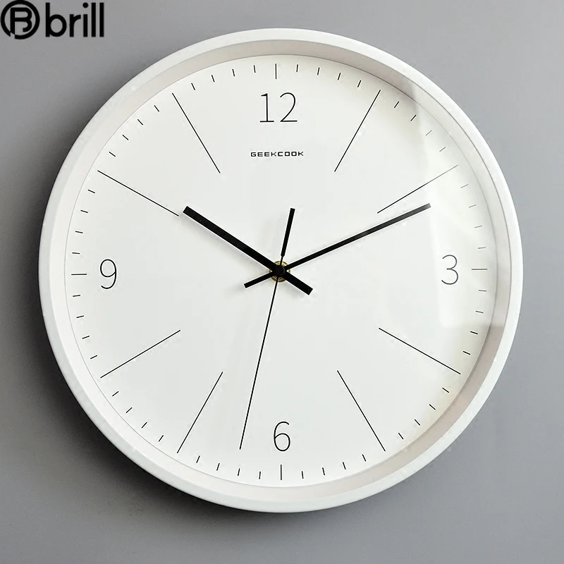 

Nordic Silent Wall Clocks Modern Design Abstract Fashion Simple Wall Clocks Quiet Quartz Bedroom Home Atmosphere Wall Watch 50