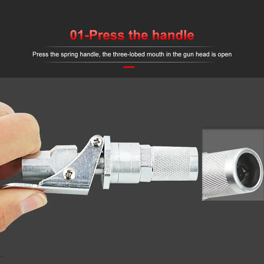 Набор адаптеров для смазочного пистолета шланг блокировка смазочный