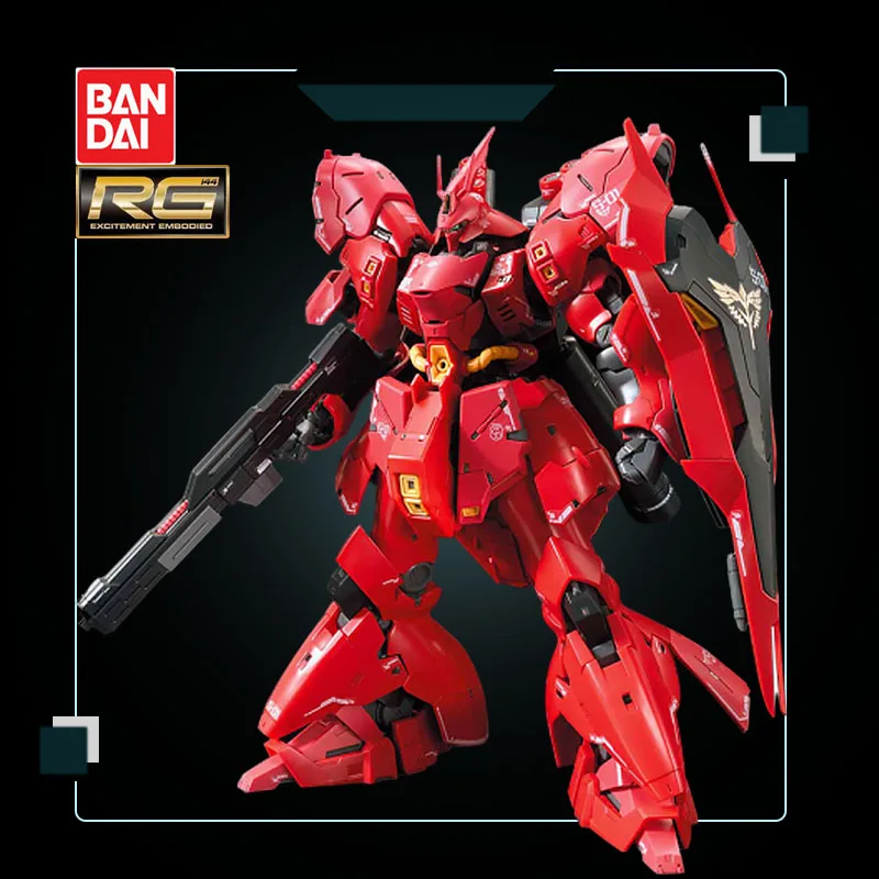 

Bandai Gundam Anime Action Figures Assembly Model RG 29 1/144 MSN-04 Sazabi Sazabi Sazabi Gundam Ornaments Decoration