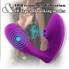 Вибратор с имитацией орального секса для женщин, 10 скоростей вибрации, стимуляция клитора и вагины, эротические игрушки, для женского сексуального удовольствия