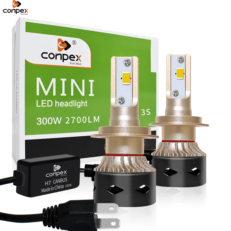 

Conpex H7 светодиодная лампа для фар H4 светодиодная фара H1 H8 H10 H11 H13 9004 9005 9007 Canbus CSP Автомобильная фара