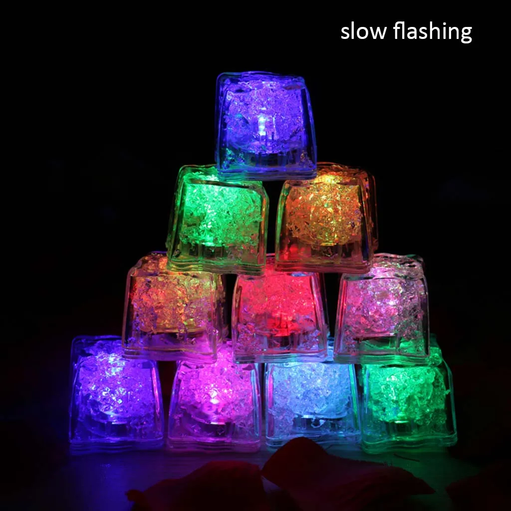 12 шт. светильник ice cube/красочный сенсорный Ночной свет/LED flash cube s дропшиппинг |
