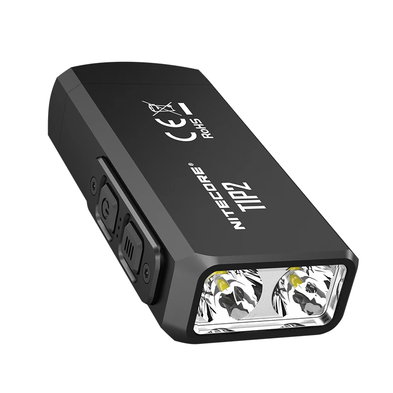 white NITECORE TIP2 Мини светодиодный фонарик CREE XP-G3 S3 720 люмен брелок фонарик с батареей+ USB Перезаряжаемый Фонарик - Испускаемый цвет: white