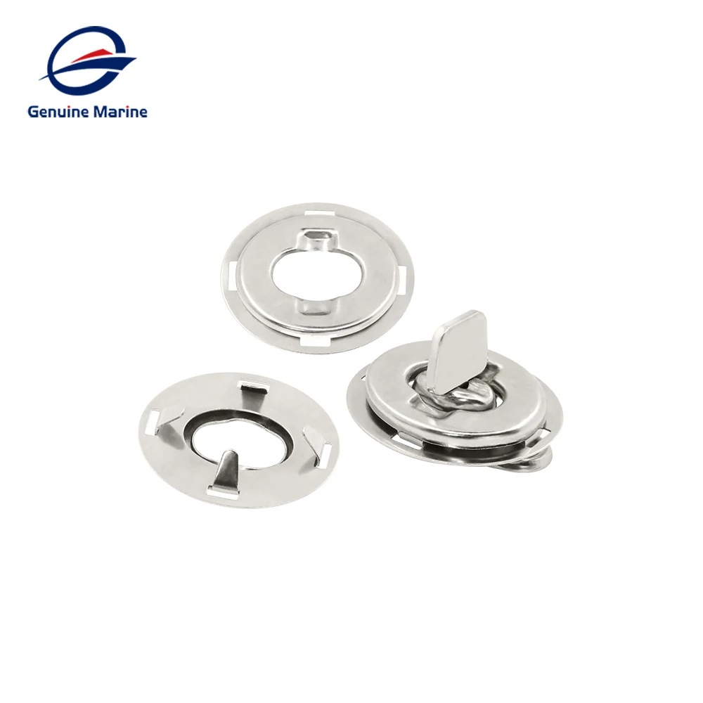 10 комплектов защелкивающихся креплений верхняя и нижняя часть хромированная