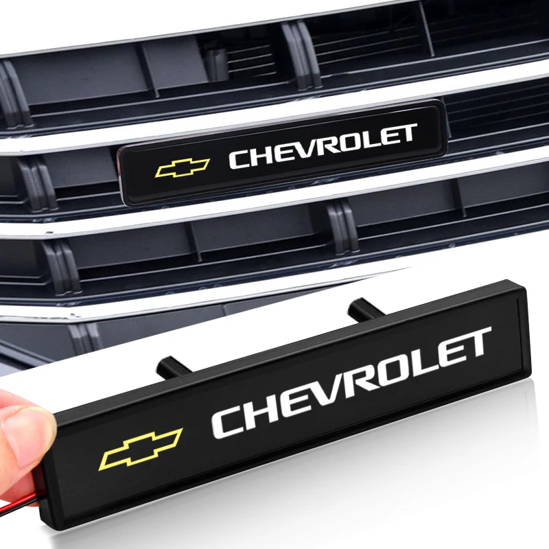 Значок на переднюю решетку автомобиля декоративная лампа светящийся маячок со