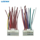 Автомобильный аудиокабель LEEWA, адаптер питания ISO для Hyundai IX35Tucson, KIA K2K3K5Sportage R, жгут проводов питания # CA1068