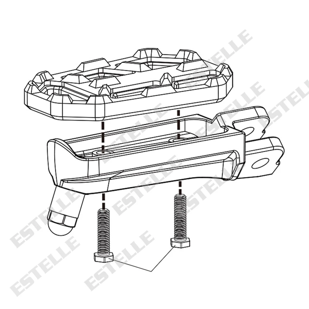 Подходит для Honda CB500X cb500x 2014-2020 2015 2016 2017 2018 2019 алюминий CNC мотоциклетная широкая