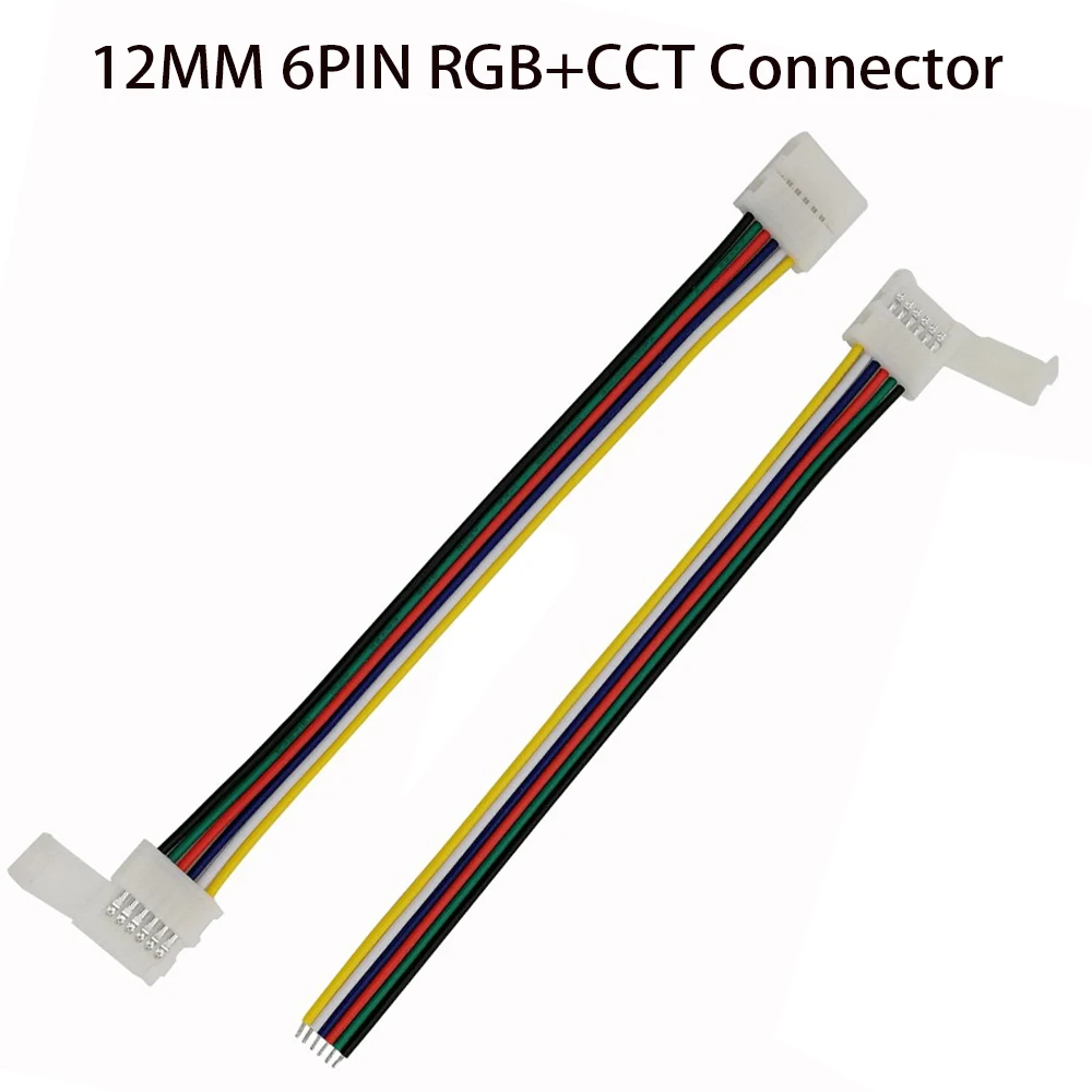 

2pin 3pin 4pin 5pin 6pin LED Connector Solderless Adapter For 3528 5050 RGB RGBW RGBCCT LED Strip