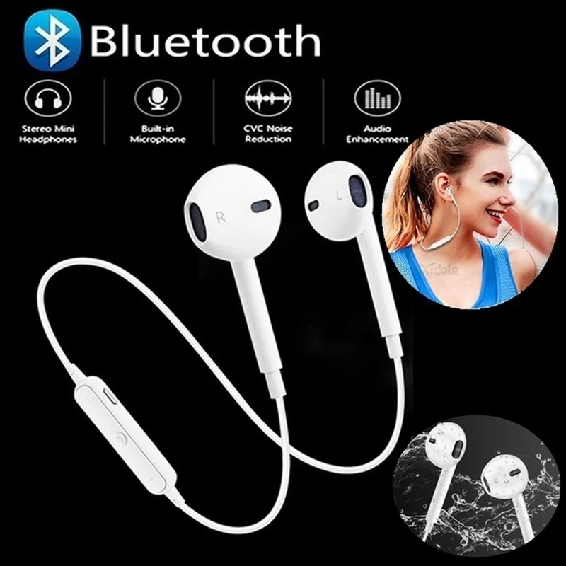 Беспроводные Bluetooth мини-наушники спортивные наушники-вкладыши стереогарнитура с