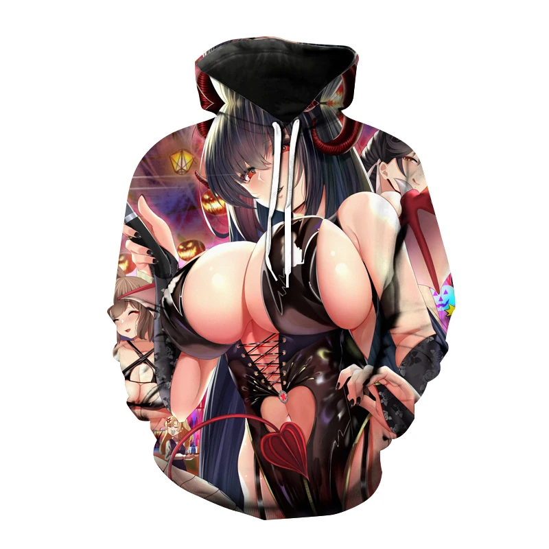 

2021Azur Lane 3D Print Hoodies Anime Game Men Women Fashion Sweatshirt Hoodie Cute Sexy Girls Harajuku Hip Hop Pullover Unisex H