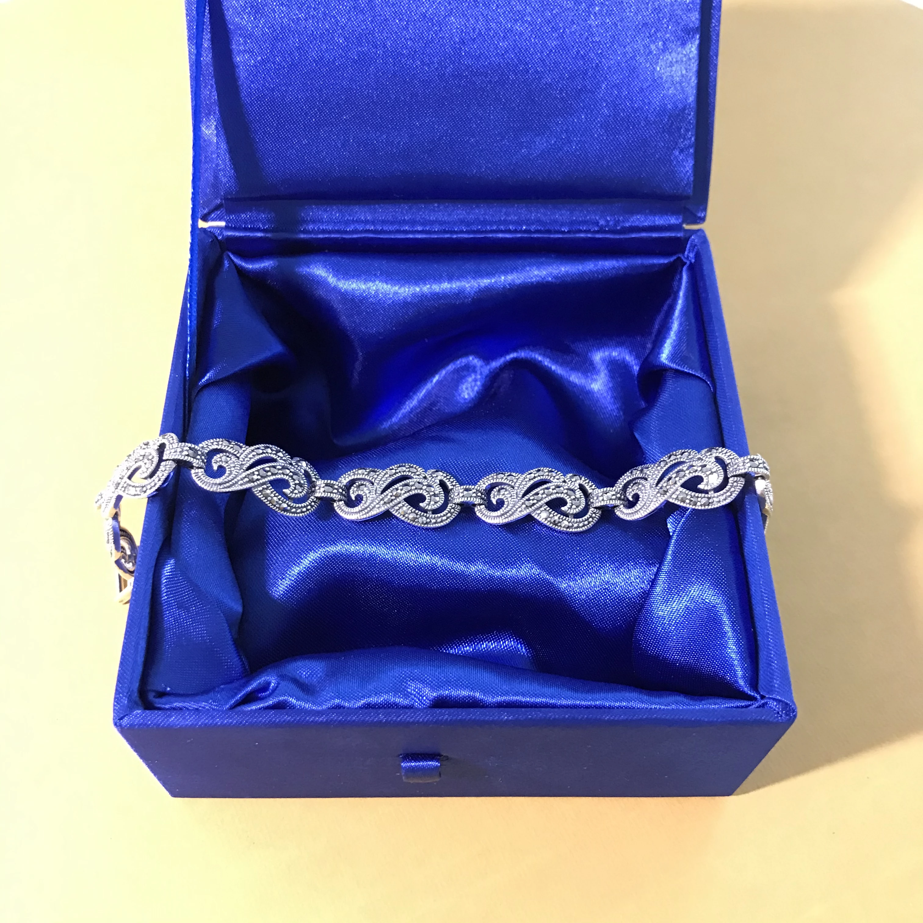 Женский Классический Браслет из чистого серебра S990|Браслеты| |