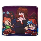 Горячая игра в пятницу Funkin FNF мужское портмоне Короткие Кошелек для студентов с белой монет держатель для карт