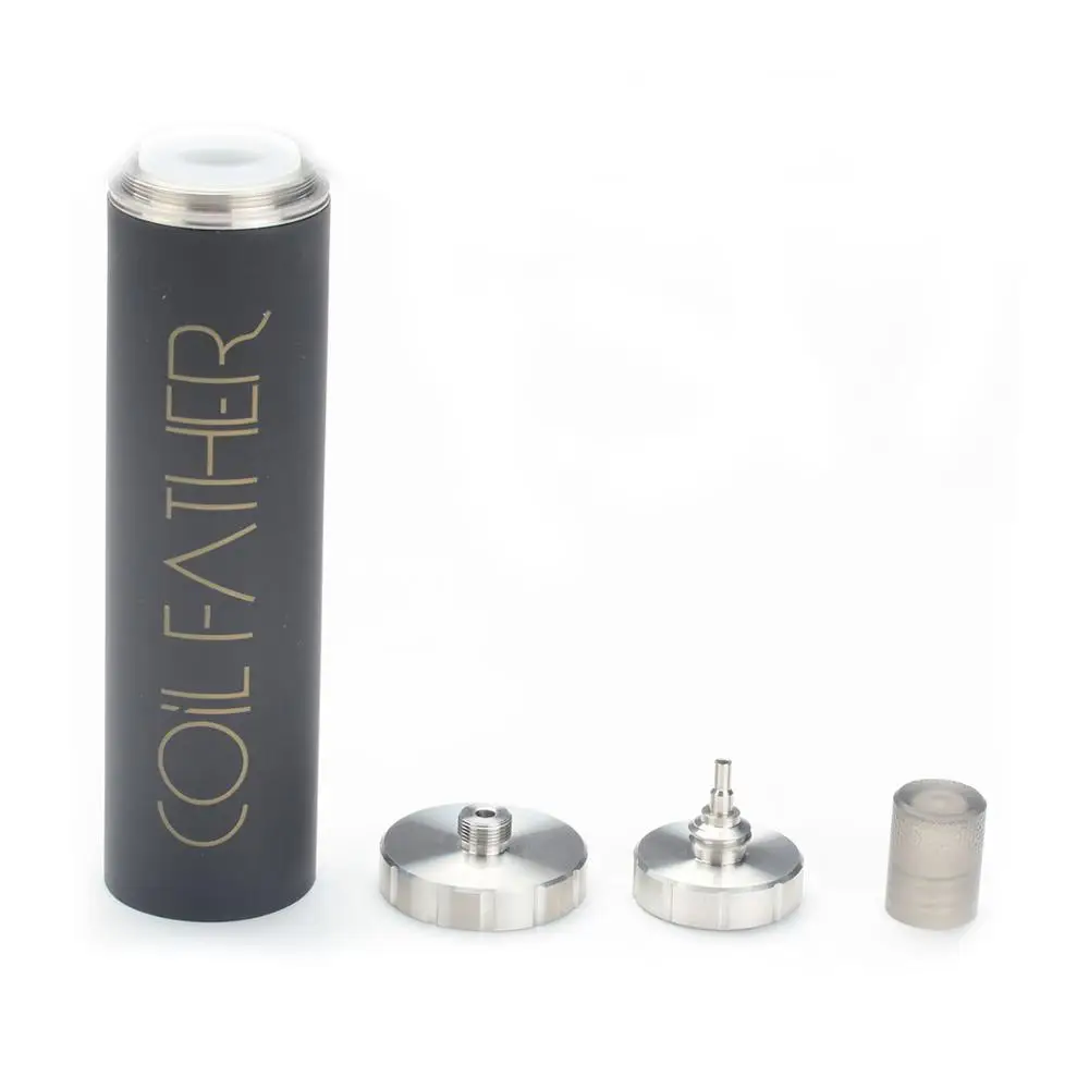 

Coil Father SS E Liquid Bottle Multi Functions PUMP V2 Stainless Steel Vape Bottle E Juice 30ml for RDA / Squonk Box Mod