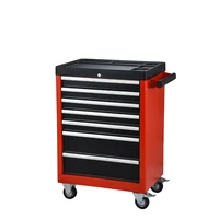 7 drawers rolling tool chest removable tool storage cabinet with sliding drawers keyed locking system toolbox