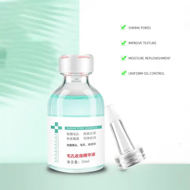 

Face Serum Astringent Pore Essence Moisturizing Shrink Pores Remove Blackheads Oil Control Smoothing Brighten Skin Care TSLM2