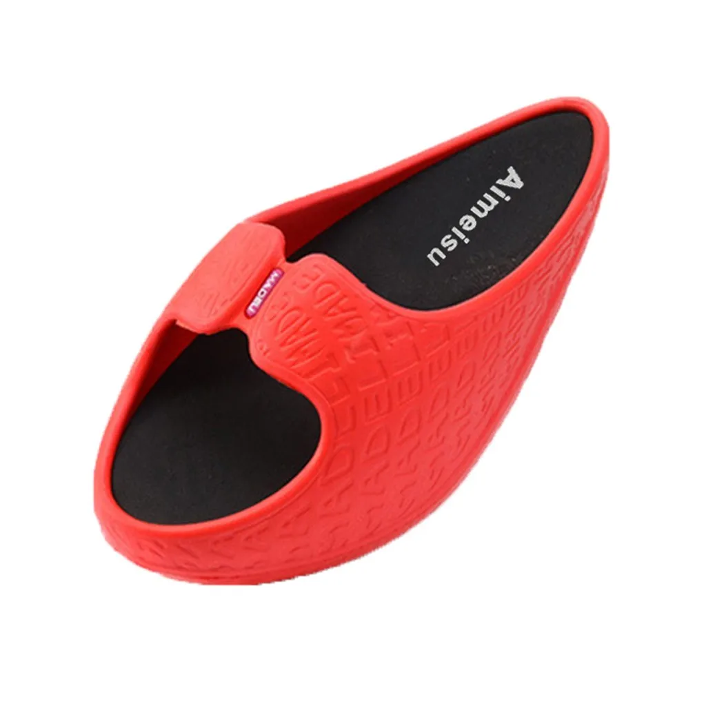 Новинка 2020 года: тапочки для коррекции фигуры красивые из ЭВА узкие с полукруглым