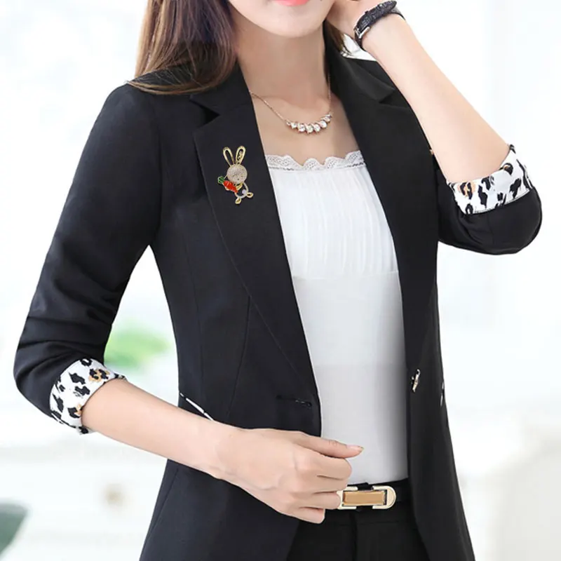 Molinuo креативный яркий CZ кролик булавка брошь костюм рубашка куртка свитер