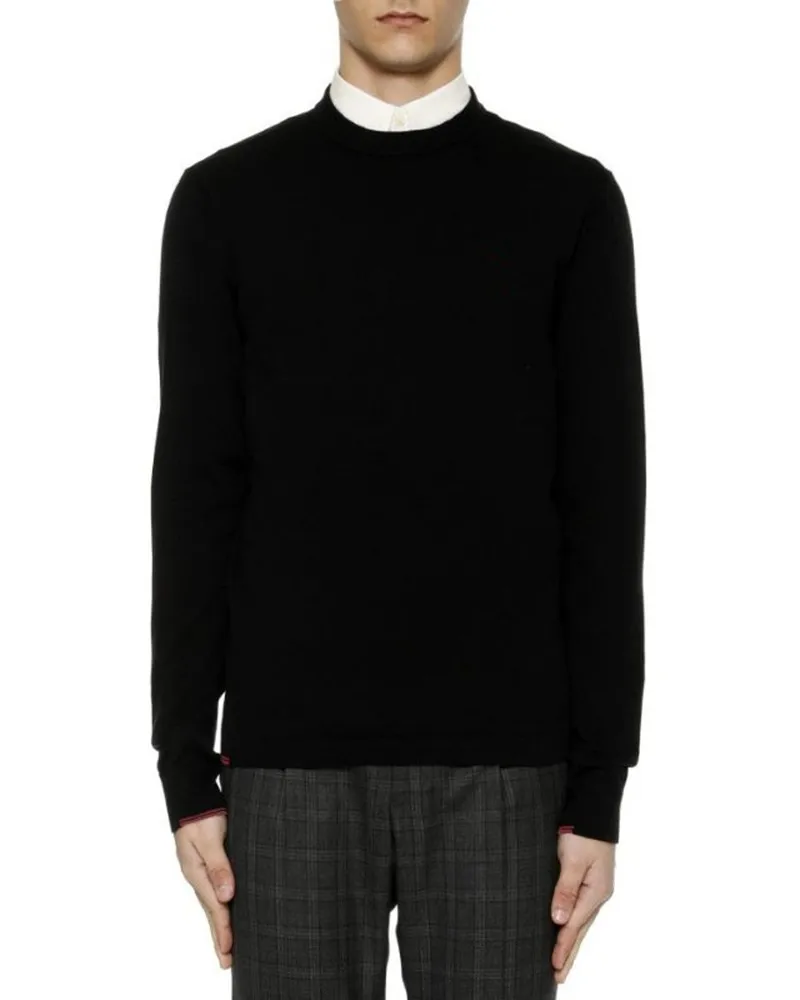 

Male uk fp high quality o neck 100% cotton sweater winter jumper hombre pull homme hiver pullover knitted male sweaters wool