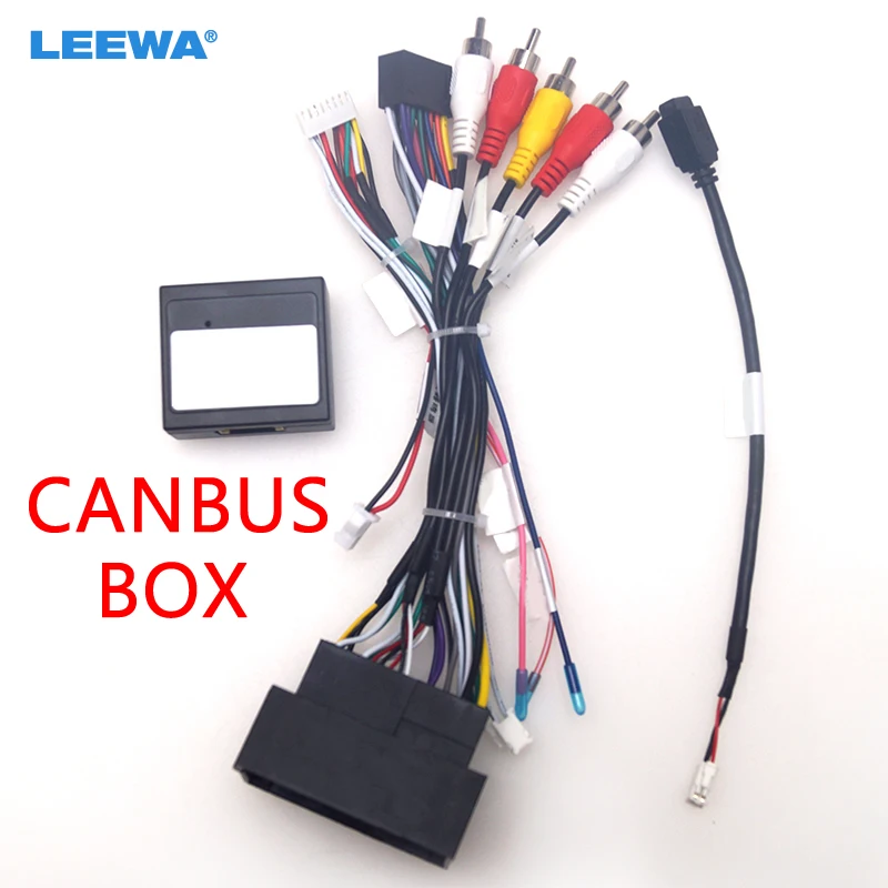 LEEWA автомобильный 16pin Android жгут проводов USB кабель с Canbus для Jeep Cherokee 15 ~ 19/Compass 2017