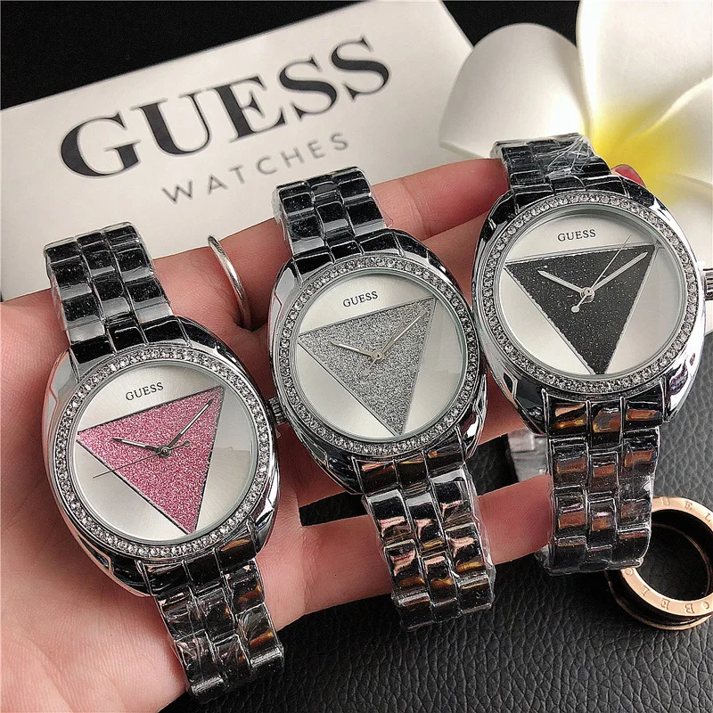 

Boutique Quartz Watch Women Hot Selling Men's and Women's Explosive Watch Inverted Triangle Couple Watches Casual Accessories