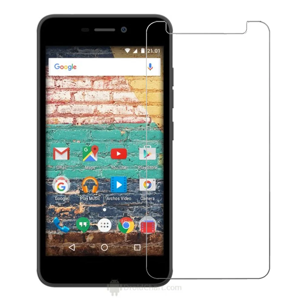 Закаленное неоновое стекло для Archos 50f защитная пленка 50b кобальтовое 55 гелиевое