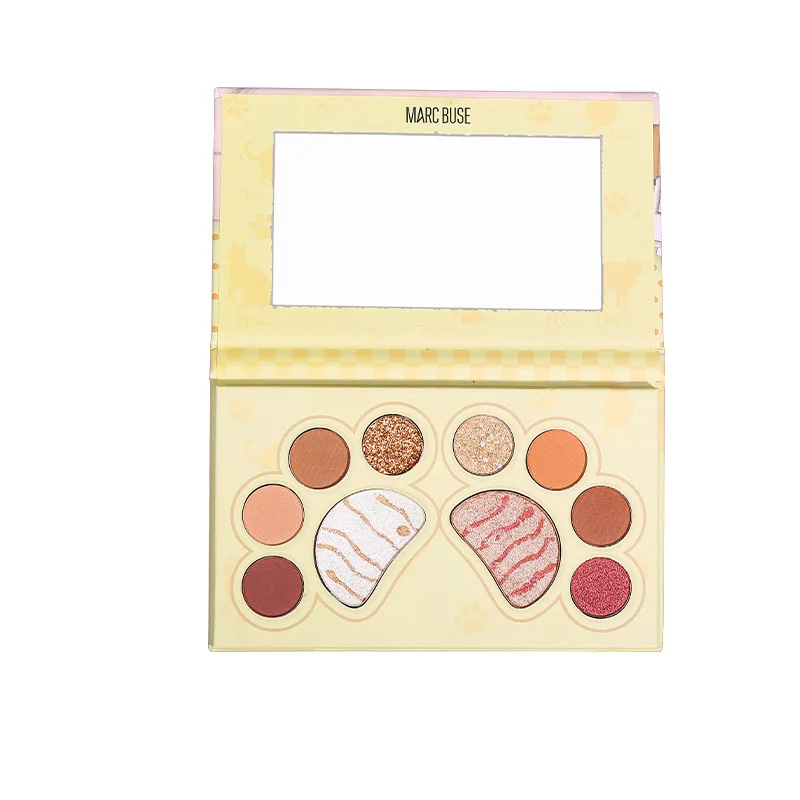 

Dream Color Ten-Color Eyeshadow Compact Students' Daily Matte Pearly Lustre Sequins Delicate Eye Shadow