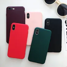 Candy Color Case For Huawei P30 P10 Lite Solid color Back Cover on P20 Lite Pro Phone Coque Soft Matte TPU Silicone Shell Skin