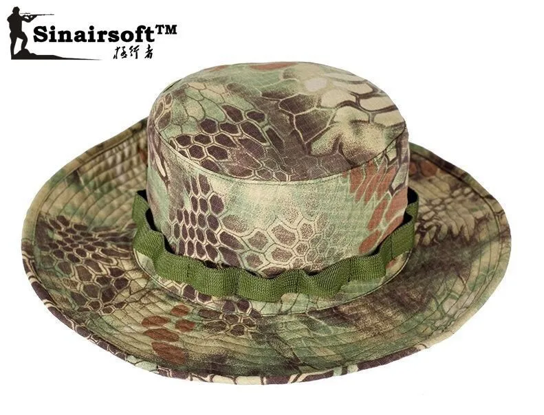 SINAIRSOFT Тактические страйкбол Снайпер камуфляж Boonie шапки Непальские кепки Militares армии мужские американские военные аксессуары Пешие прогулки