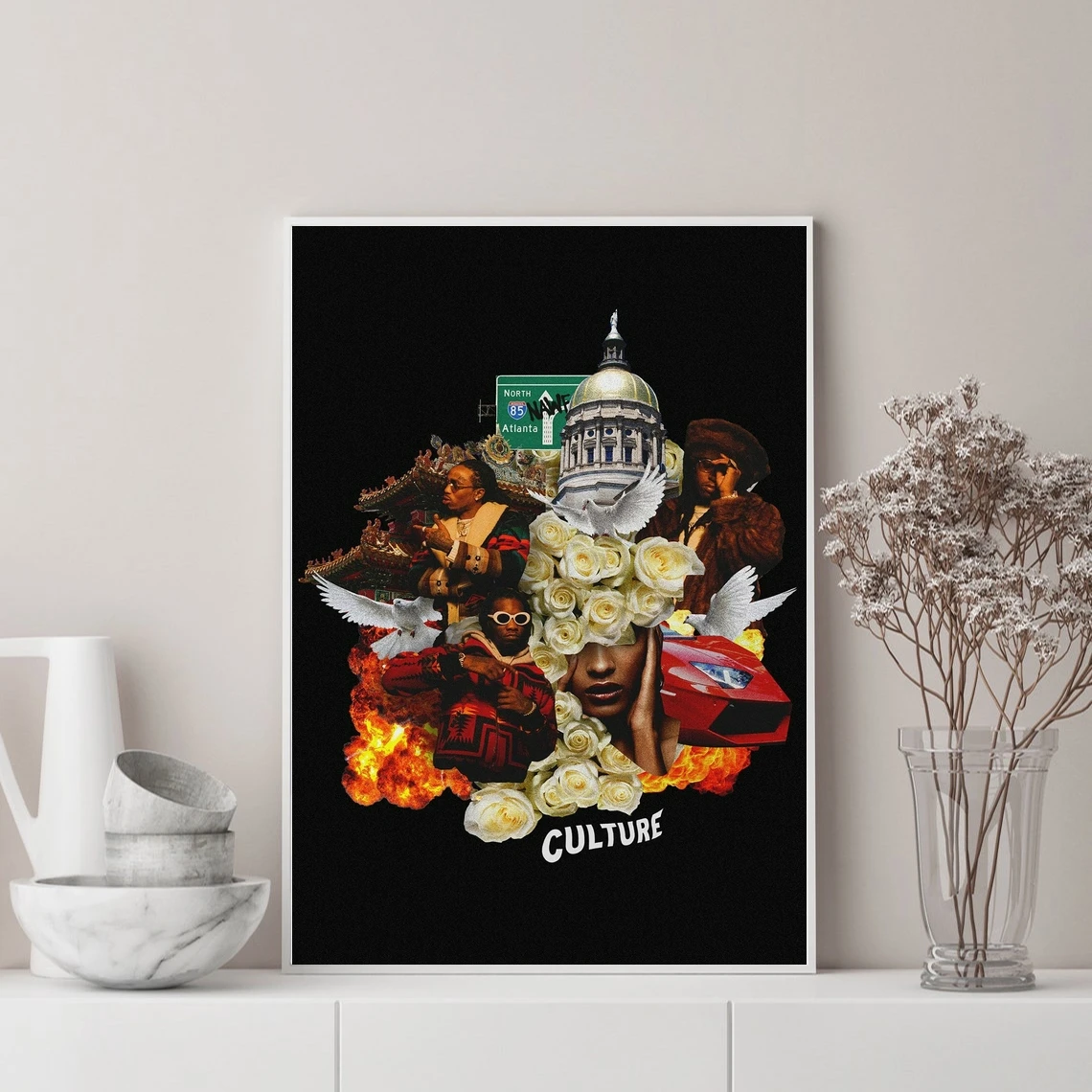 Музыкальный альбом Migos Culture постер украшение для дома настенная живопись (без