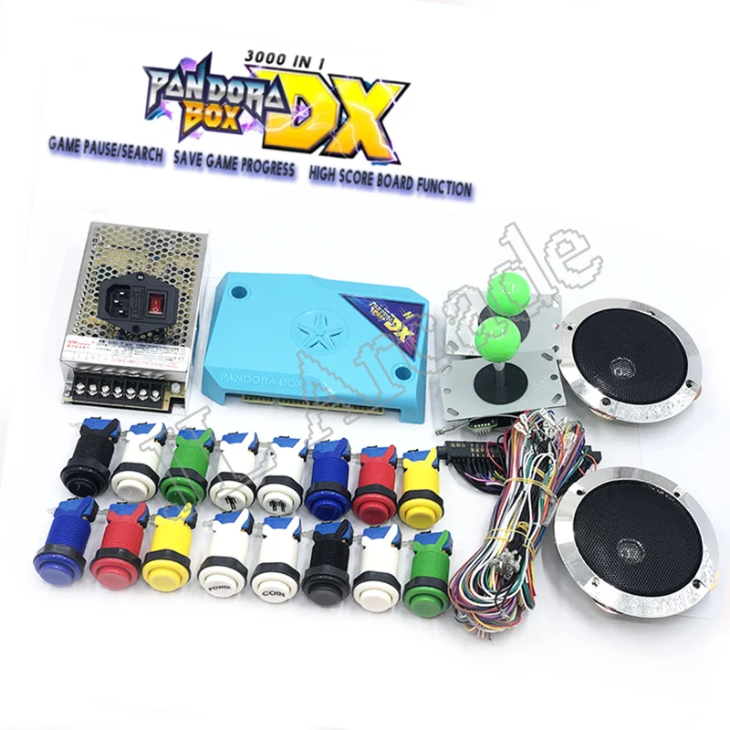 

Arcade Game Machine Cabinet Kit DIY Jamma MAME Original 3H Pandora Box DX 3000 In 1 Game Board HAPP Joystick Button Speaker