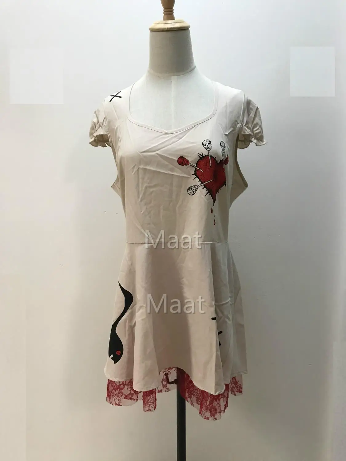 Костюм на Хэллоуин женский косплей костюм куклы вуду для взрослых и детей