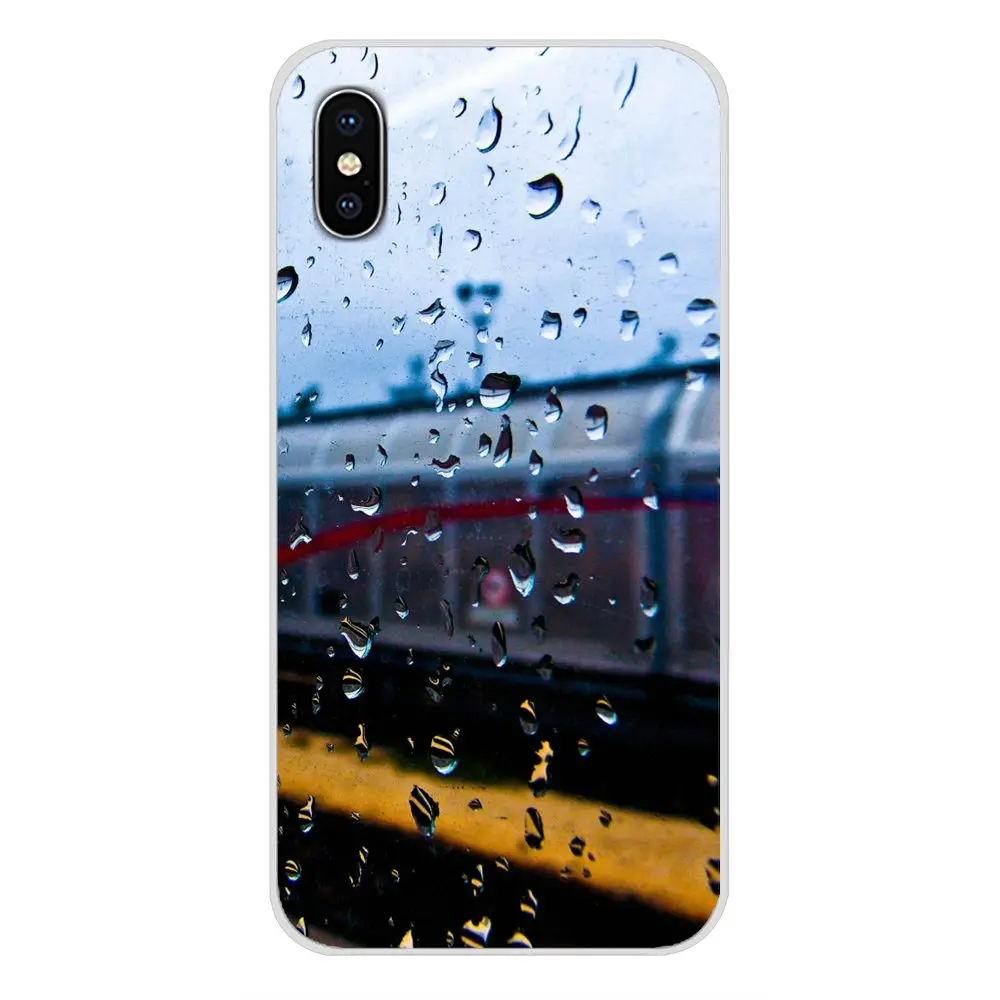 Натуральный пейзаж неоновый силиконовый чехол для телефона Xiao mi 4 5 5s 6 A1 A2 5X6X8 9 Lite SE