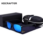 Солнцезащитные очки HDCRAFTER мужские и женские, квадратные, поляризационные, для вождения, в стиле ретро, 2140