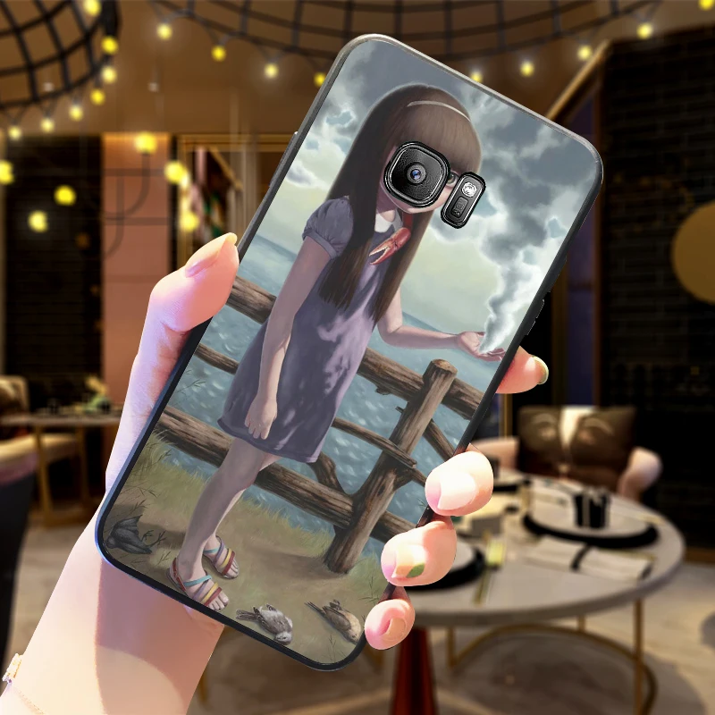 Butterfly and girl Case For Samsung A10 A20 A30 A40 A50 A60 Cover A3 A5 6 2018 A8 A6 Plus MJ M40 Coque Funda | Мобильные телефоны и