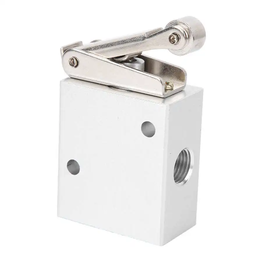 Кнопка клапан трехходовой Алюминий сплав пневматическое оборудование JM 07 R G1/4