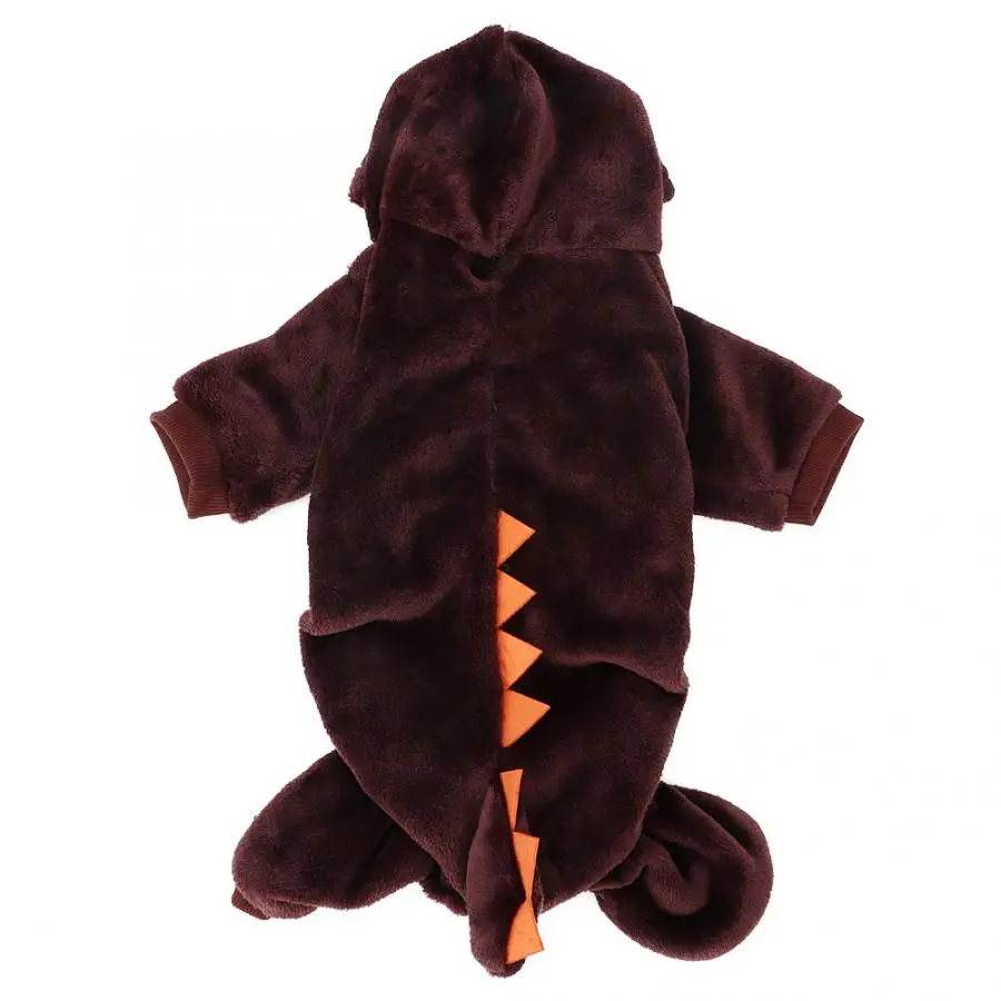 Комбинезоны для домашних питомцев Зимние коралловые флисовые кофейные костюмы