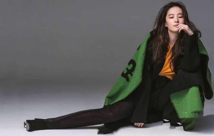 

New Net Red SL Same Cashmere Shawl. Letter Jacquard Double-sided Green Blanket Scarf. Warm Shawl Scarf Women