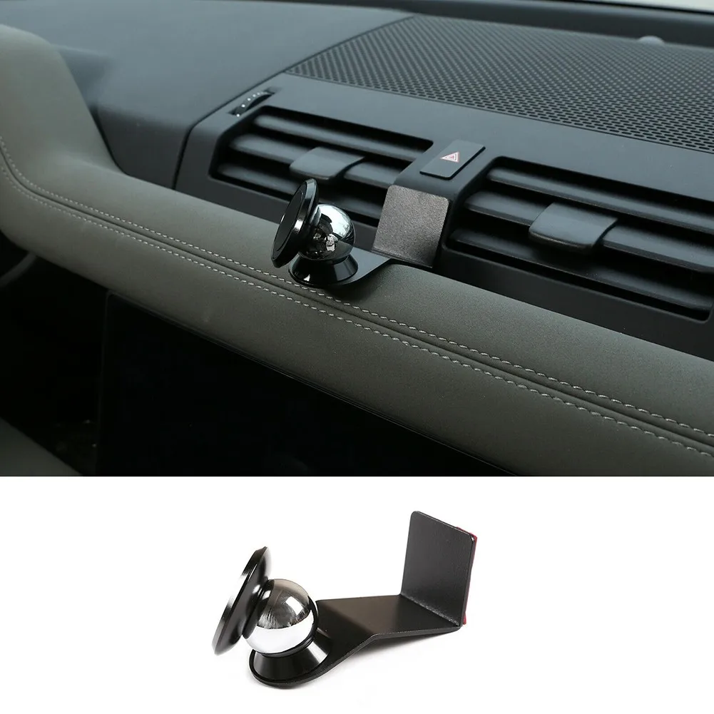 Black Cell Phone Holder Bracket For Land Rover Defender 2020 2021 Mount 360-Degree Alumium Durable | Автомобили и мотоциклы