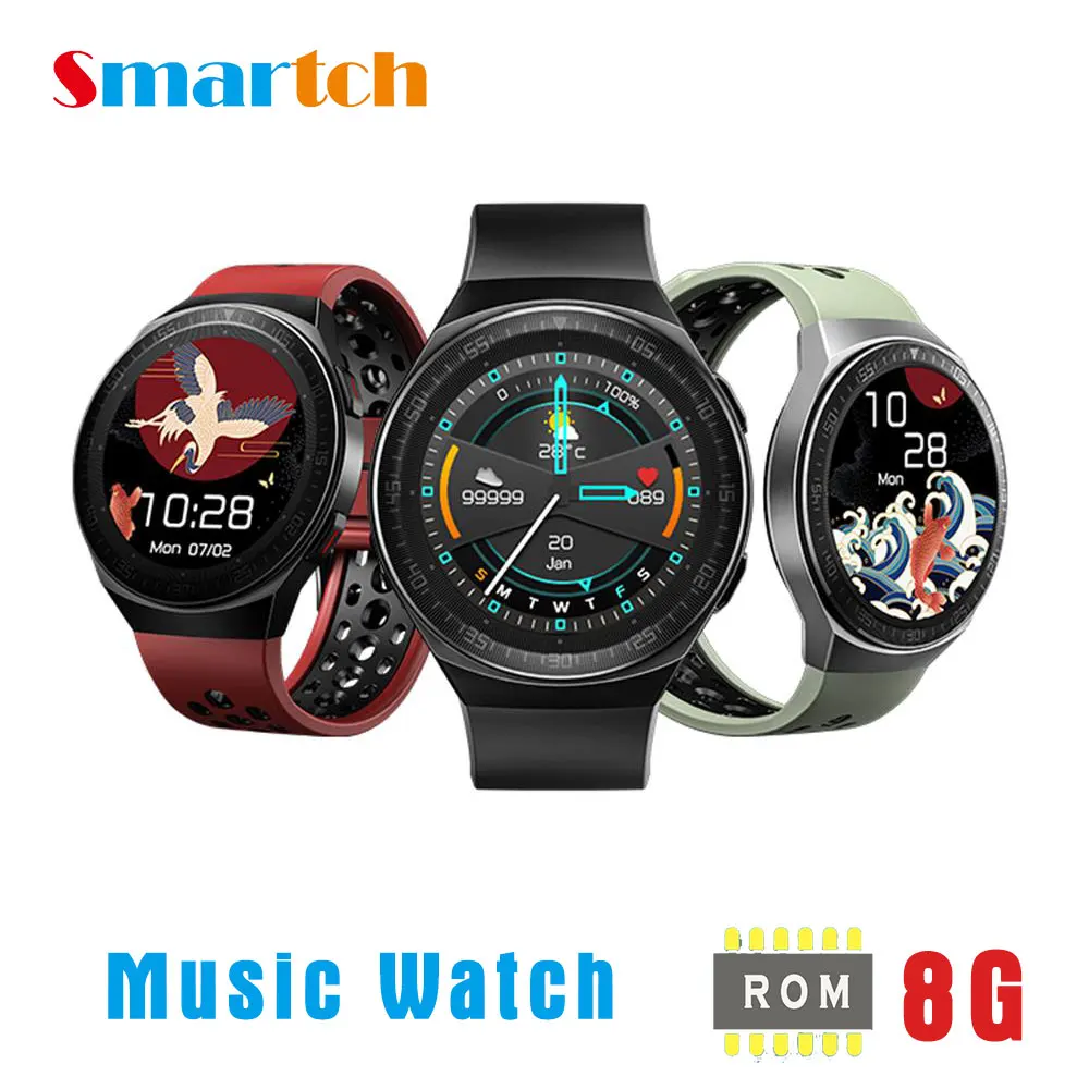 

8G Memory Music MT3 Smart Watch Band Sound Record Storage Bluetooth Call Smartwatch For Men Women Blood Pressure Fitness Tracker