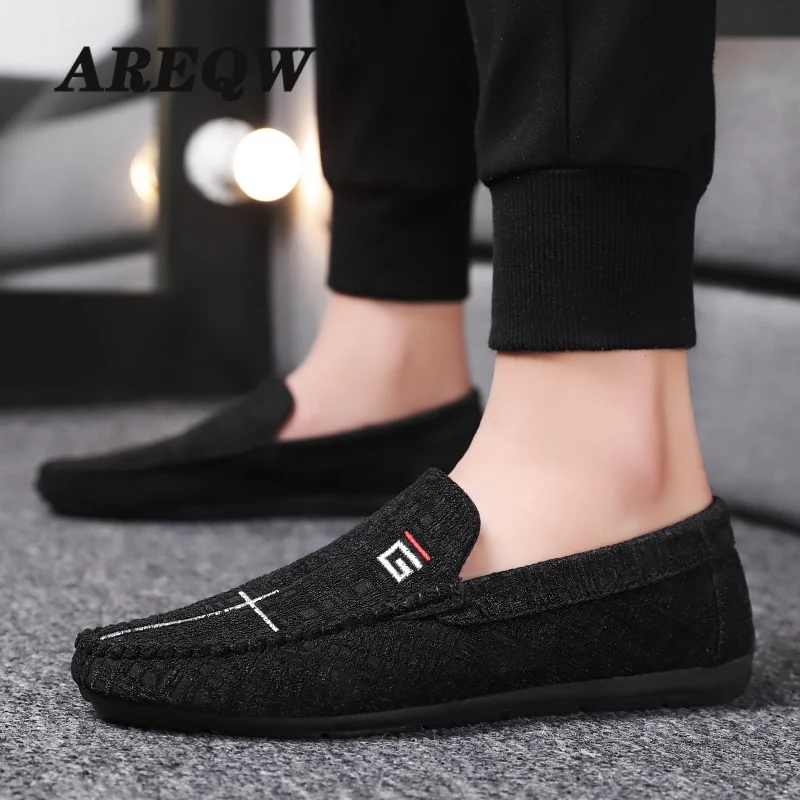 

Men Casual Shoes Spring Summer Men Loafers New Slip on Light Canvas Youth Men Shoes Breathable Fashion Autumn Flats Footwear