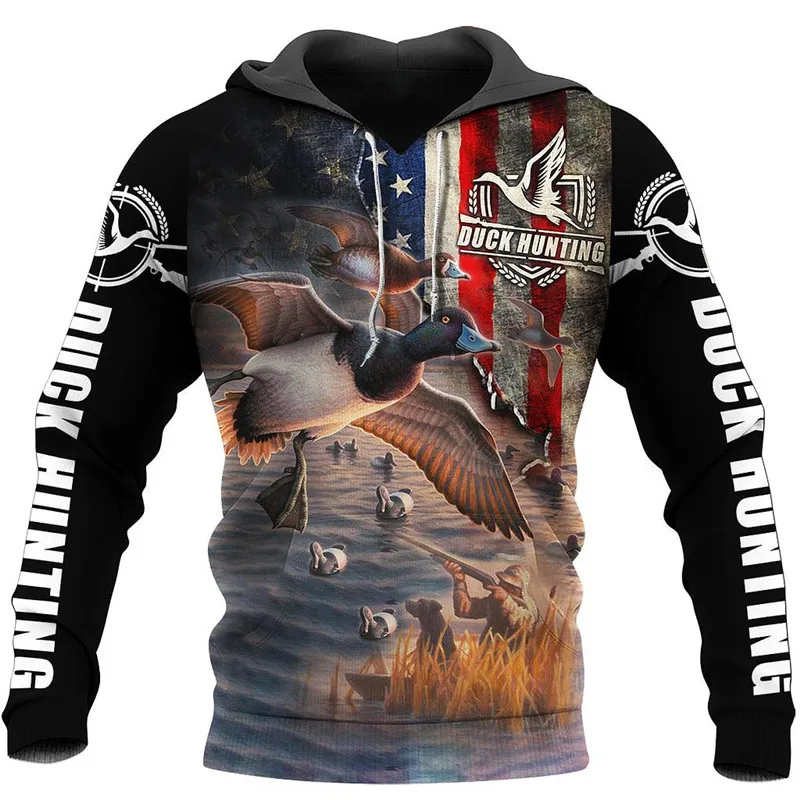 

Duck Hunting 3D All Over Printed Hoodie Sweatshirt Zipper Hoodie Unisex Fashion Casual Clothing