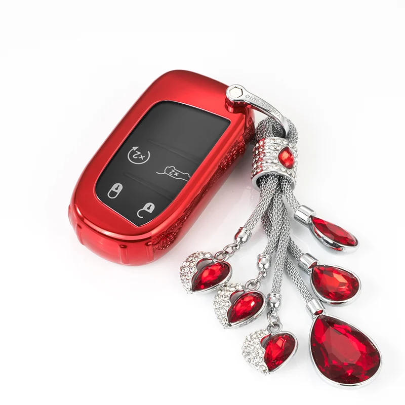 Водонепроницаемый чехол для автомобильных ключей из мягкого ТПУ Jeep Grand Cherokee Chrysler